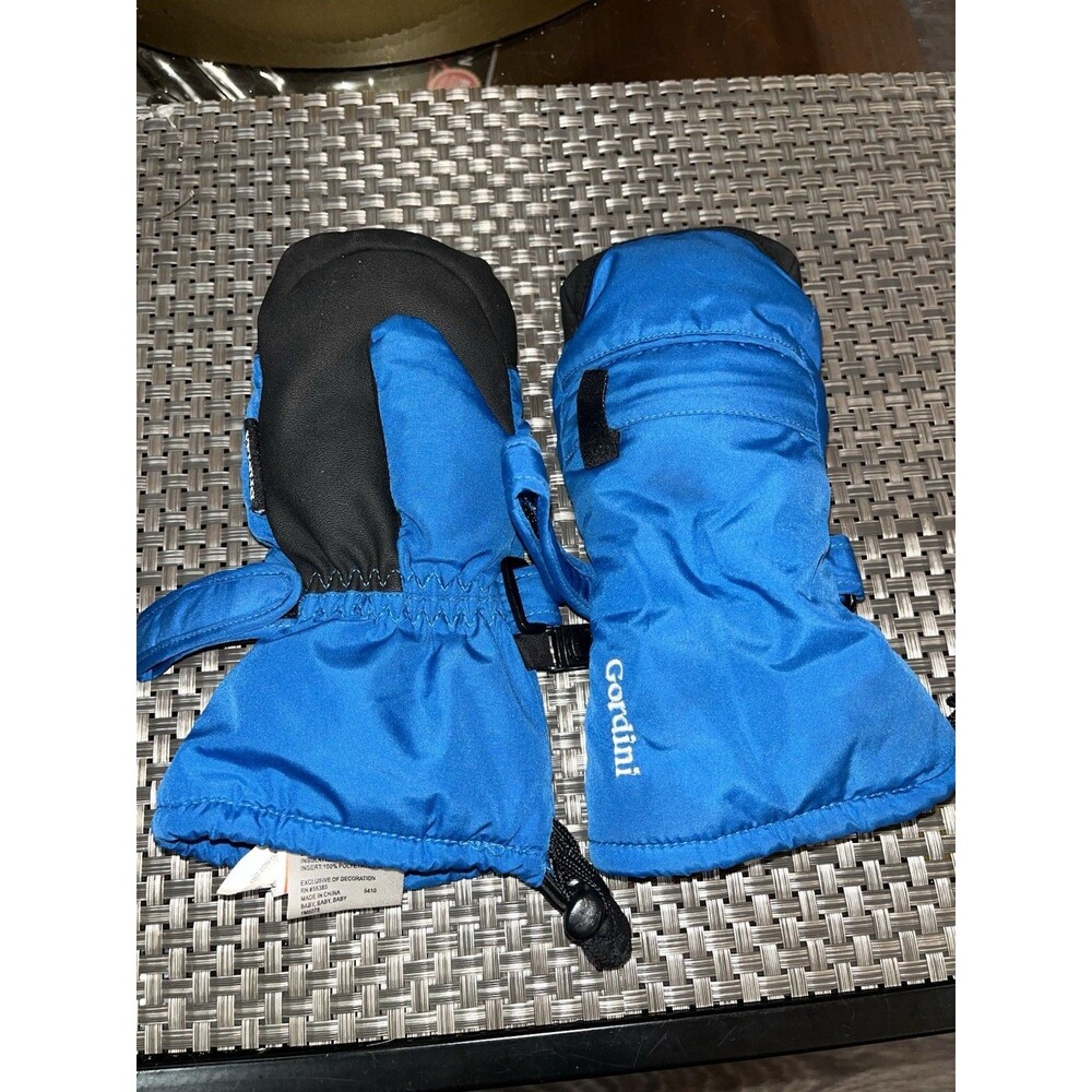 Gordini Unisex-Child Wrap Around Mitten Gloves Blue Size Large ac